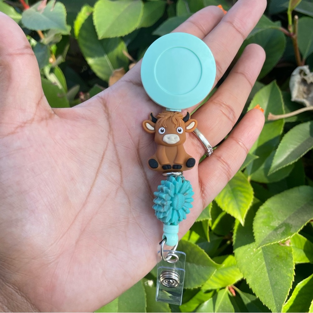 Cow Badge Reel